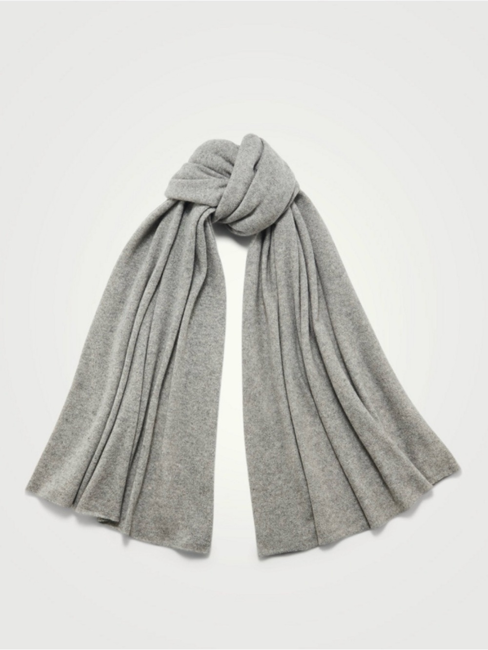 White + Warren Grey Cashmere Travel Wrap